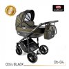 Дитяча коляска 3 в 1 Adbor Ottis Black Ob-04