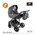 Детская коляска 3 в 1 Adbor Ottis Black Ob-05