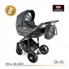 Детская коляска 3 в 1 Adbor Ottis Black Ob-05