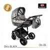 Детская коляска 3 в 1 Adbor Ottis Black Ob-06