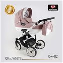 Детская коляска 3 в 1 Adbor Ottis White Ow-02