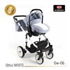 Дитяча коляска 3 в 1 Adbor Ottis White Ow-02