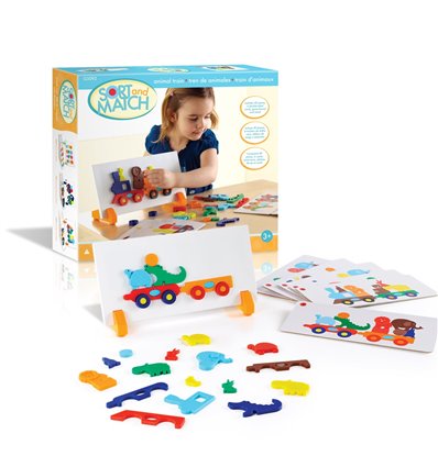 Игровой набор Guidecraft Manipulatives Поезд с животными (G5092)