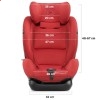 Автокресло детское Kinderkraft Myway Isofix red, 0-36 кг