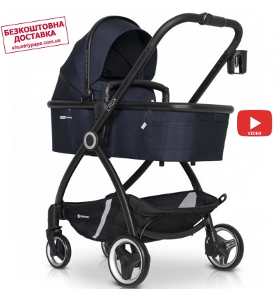 Дитяча коляска 2 в 1 Euro-Cart Crox Cosmic Blue