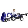 Трактор педальний з причіпом і 2 ковшами Falk 3090W New Holland