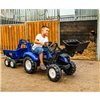 Трактор педальний з причіпом і 2 ковшами Falk 3090W New Holland