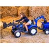 Трактор педальний з причіпом і 2 ковшами Falk 3090W New Holland