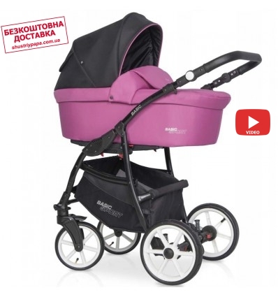 Дитяча коляска 2 в 1 Riko Basic Sport 03 Magenta