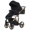 Детская коляска 2 в 1 Junama Saphire Eco 03 Black-Gold