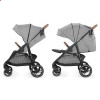 Детская прогулочная коляска Kinderkraft Grande LX Grey