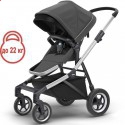 Дитяча прогулянкова коляска (опція: коляска для двійні) Thule Sleek Shadow Grey