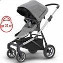 Детская коляска 2 в 1 (опция: коляска для двойни) Thule Sleek Grey Melange