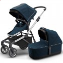 Детская коляска 2 в 1 (опция: коляска для двойни) Thule Sleek Navy Blue