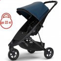 Детская прогулочная коляска Thule Spring Black / Majolica Blue