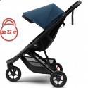 Дитяча прогулянкова коляска Thule Spring Black / Majolica Blue