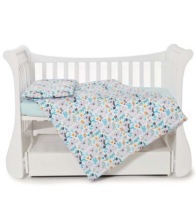 Детская сменная постель Twins Comfort Line C-064 Коалы мятная