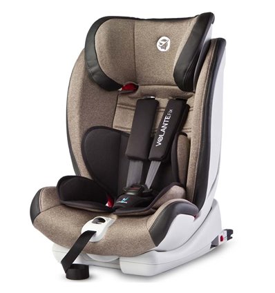 Автокресло детское Caretero VolanteFix Isofix Limited бежевое, 9-36 кг