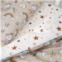 Дитяча змінна постіль Twins Unicorn 3021-TU-02 beige