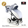 Детская коляска 3 в 1 Adbor Ottis White Ott-34