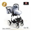 Детская коляска 3 в 1 Adbor Ottis White Ott-34