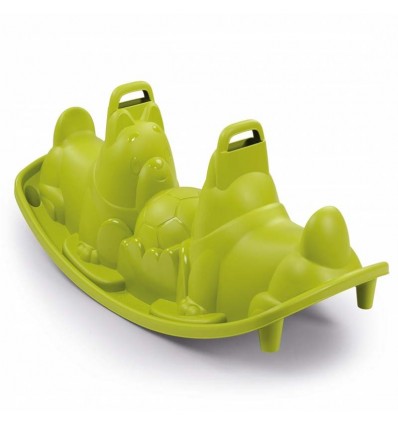 Гойдалка для двох дітей Smoby 830201 Green Dogs Rocker