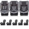 Автокресло детское EasyGo Convert IsoFix Pearl серое, 0-36 кг