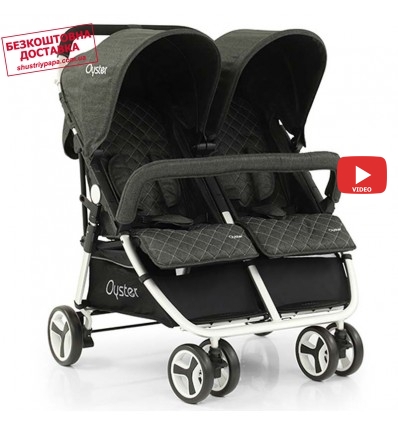 Прогулочная коляска для двойни Babystyle Oyster Twin Pepper