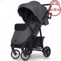 Прогулянкова коляска Euro-Cart Flex Black Line Iron графітова