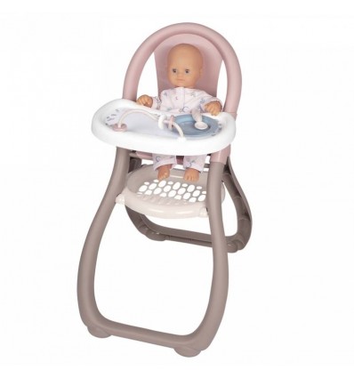 Стільчик для годування пупса Smoby 220370 Baby Nurse Рожева пудра