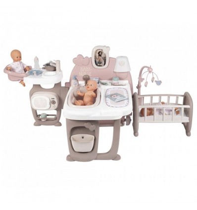 Большой игровой центр Baby Nurse Smoby 220376 Розовая пудра Комната малыша