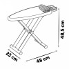Прасувальна дошка з праскою і аксесуарами Smoby 330121